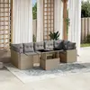 Image de vidaXL Salon Modulaire 8 pcs - Beige