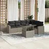 Image de VIDAXL Salon de jardin 7pcs - Gris clair