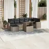 Image de VIDAXL Salon de jardin 8 pcs - Gris clair