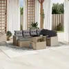 Image de vidaXL Salon de jardin 8 pcs - Beige