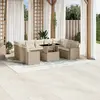 Image de vidaXL Ensemble de jardin 10 pcs - Beige