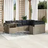 Image de vidaXL Salon de jardin - Gris Clair