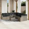 Image de VIDA XL Salon de jardin avec coussins 11 pcs