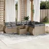 Image de vidaXL Salon de jardin 10 pcs - Beige