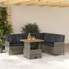 Image de vidaXL Salon de jardin 2 pcs avec coussins gris