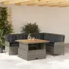 Image de vidaXL Salon de Jardin - 2 pcs Gris