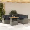 Image de vidaXL Salon de jardin 2 pcs - Gris