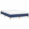 Image de vidaXL Cadre de lit sans matelas bleu 120x190 cm tissu