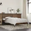 Image de vidaXL Cadre de lit sans matelas chêne fumé 75x190 cm
