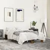 Image de vidaXL Cadre de lit sans matelas chêne fumé 140x190 cm