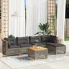 Image de VidaXL Salon de jardin - Gris