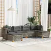 Image de Salon de jardin 6 pcs - Gris