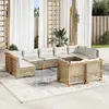 Image de vidaXL Salon de jardin 9 pcs