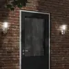 Image de vidaXL Applique murale d'extérieur argenté acier inoxydable