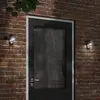 Image de vidaXL Applique murale d'extérieur avec capteurs noir