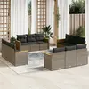 Image de VIDAXL Salon de jardin 12 pcs - Gris