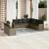 Image de vidaXL Salon Modulaire 9 pcs - Gris