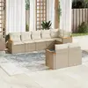 Image de vidaXL Ensemble Salon Jardin 8 pcs - Beige
