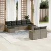 Image de vidaXL Salon de 9 pcs - Gris