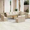 Image de Salon de jardin 13 pcs avec coussins - Beige