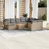 Image de Salon de jardin 11 pcs - Beige