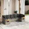 Image de vidaXL Ensemble de salon de jardin 7 pcs - Gris