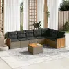 Image de VidaXL Salon de jardin 8 pièces - Gris