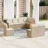Image de VIDAXL Salon de jardin avec coussins 8 pcs beige