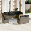 Image de VidaXL Salon de jardin 8 pcs - Gris