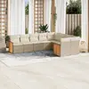 Image de vidaXL Salon Modulaire 9 pcs - Beige
