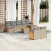 Image de Salon de jardin vidaXL - 10 pcs - Beige
