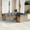 Image de VIDAXL Salon de jardin 8 pcs - Beige Résine Tressée