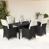 Image de Ensemble à manger de jardin vidaXL - Noir