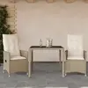 Image de vidaXL Bistro 3 pcs Beige