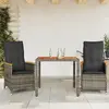 Image de vidaXL Ensemble de bistro 3 pcs
