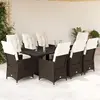 Image de vidaXL Ensemble de bistro de jardin 9 pcs