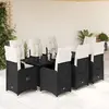 Image de VIDAXL Bistro 9 pcs marron poly rotin