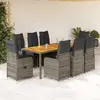 Image de VidaXL Ensemble de Bistro de Jardin 9 pcs - Gris