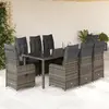 Image de VidaXl Ensemble de bistro de jardin 9 pcs