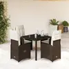 Image de vidaXL - Marron Poly rotin