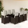 Image de vidaXL Ensemble Bistro de jardin - Marron