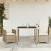 Image de vidaXL Ensemble de bistro de jardin 3 pièces - Beige