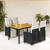 Image de VIDAXL vidaXL Ensemble de bistro 5 pcs - Noir