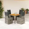 Image de vidaXL Ensemble de bistro de jardin 5 pcs