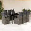 Image de Ensemble de bistro de jardin - Coussins gris - vidaXL