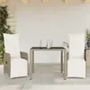 Image de vidaXL Ensemble Bistro 3 pcs - Marron