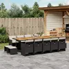 Image de vidaXL Ensemble à manger de jardin 15 pièces