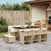 Image de vidaXL Ensemble repas jardin Rotin