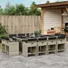 Image de VidaXL Ensemble à Manger de Jardin - Gris Clair