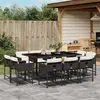 Image de vidaXL Ensemble à manger de jardin 11 pcs
